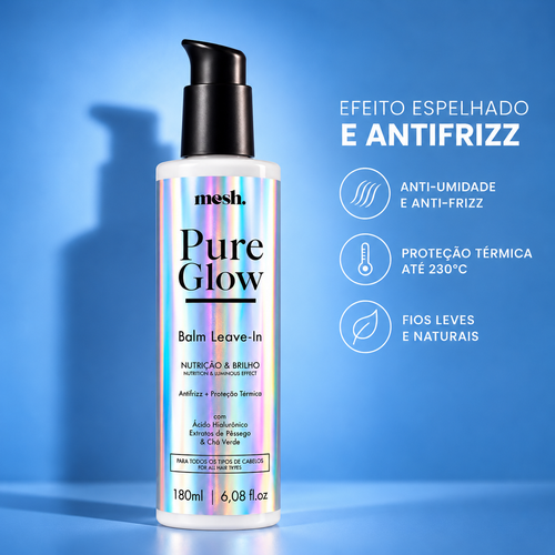 Balm Leave-In Anti-Frizz - Pure Glow 180ml