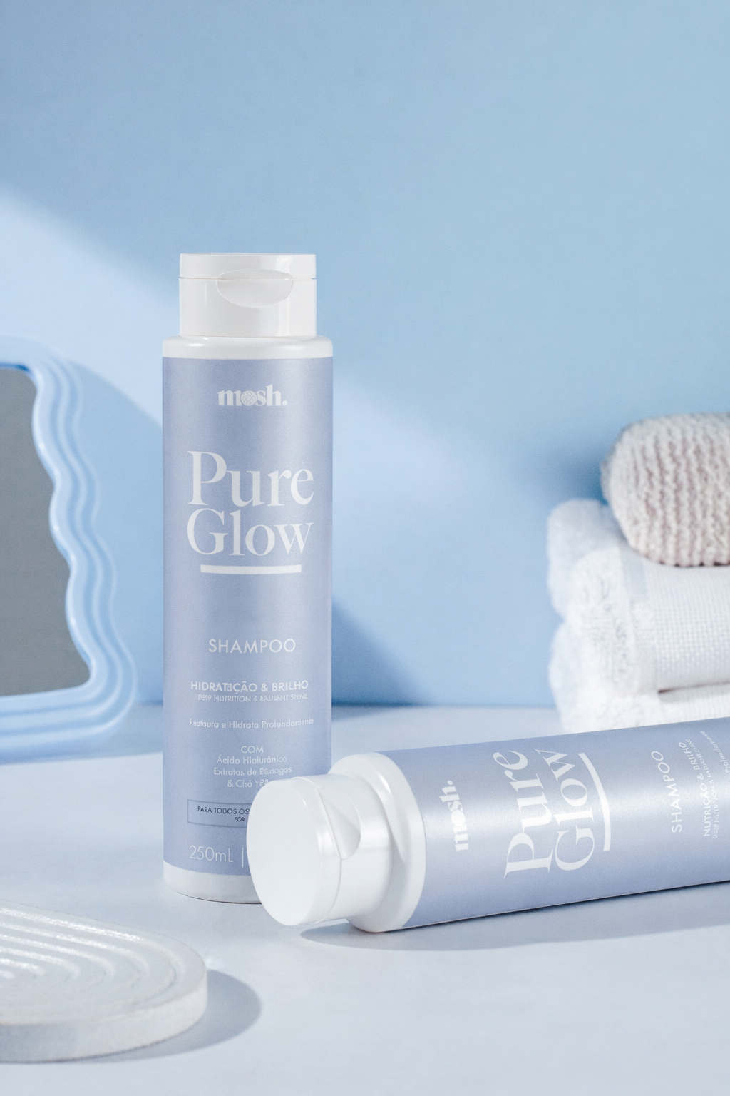 Shampoo Restauração e Hidratação Pure Glow 250ml