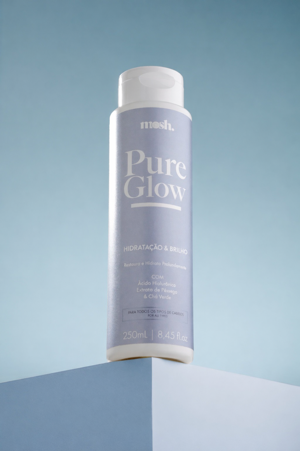 Shampoo Hidratação e Reparação Pure Glow 250ml