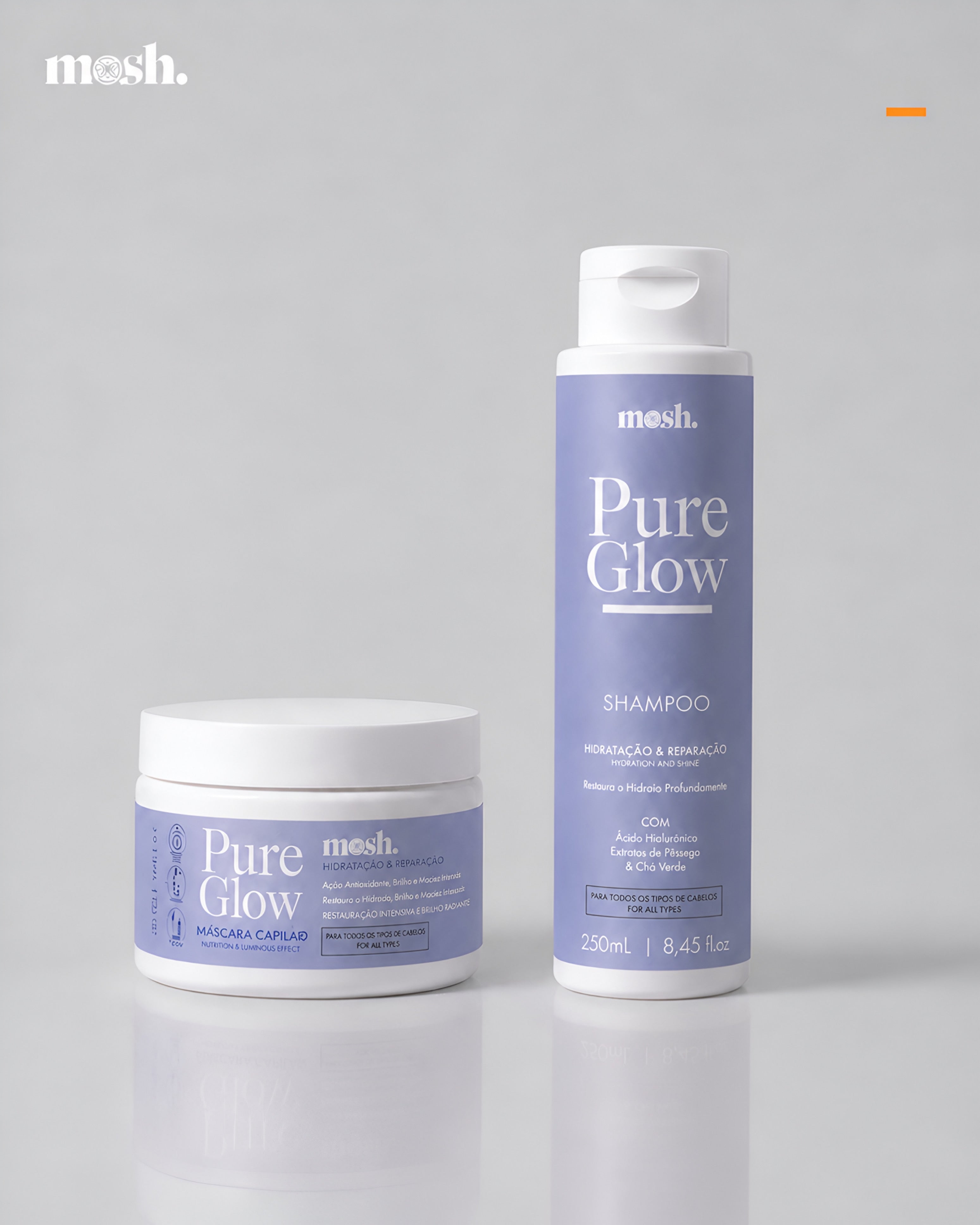 Shampoo + Máscara Pure Glow