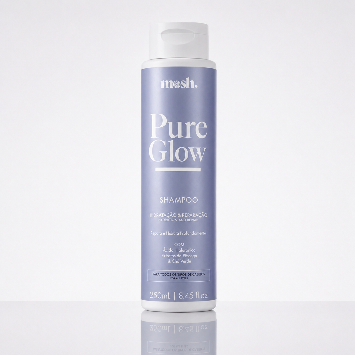 Shampoo Hidratação e Reparação Pure Glow 250ml