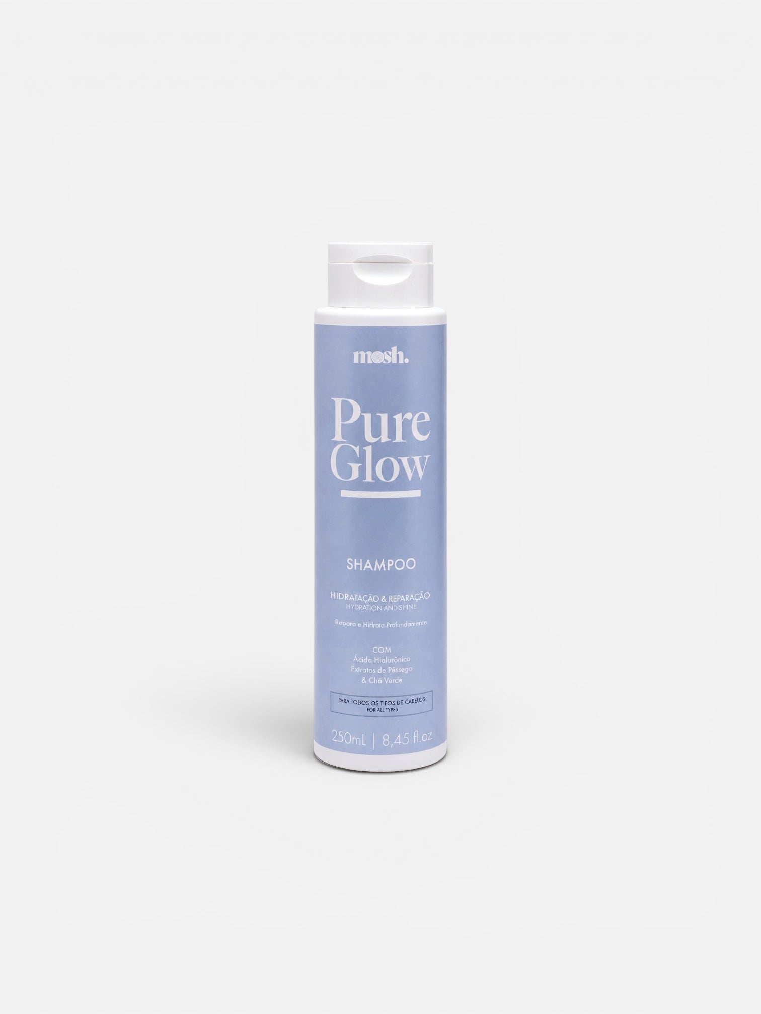 Shampoo Hidratação e Reparação Pure Glow 250ml