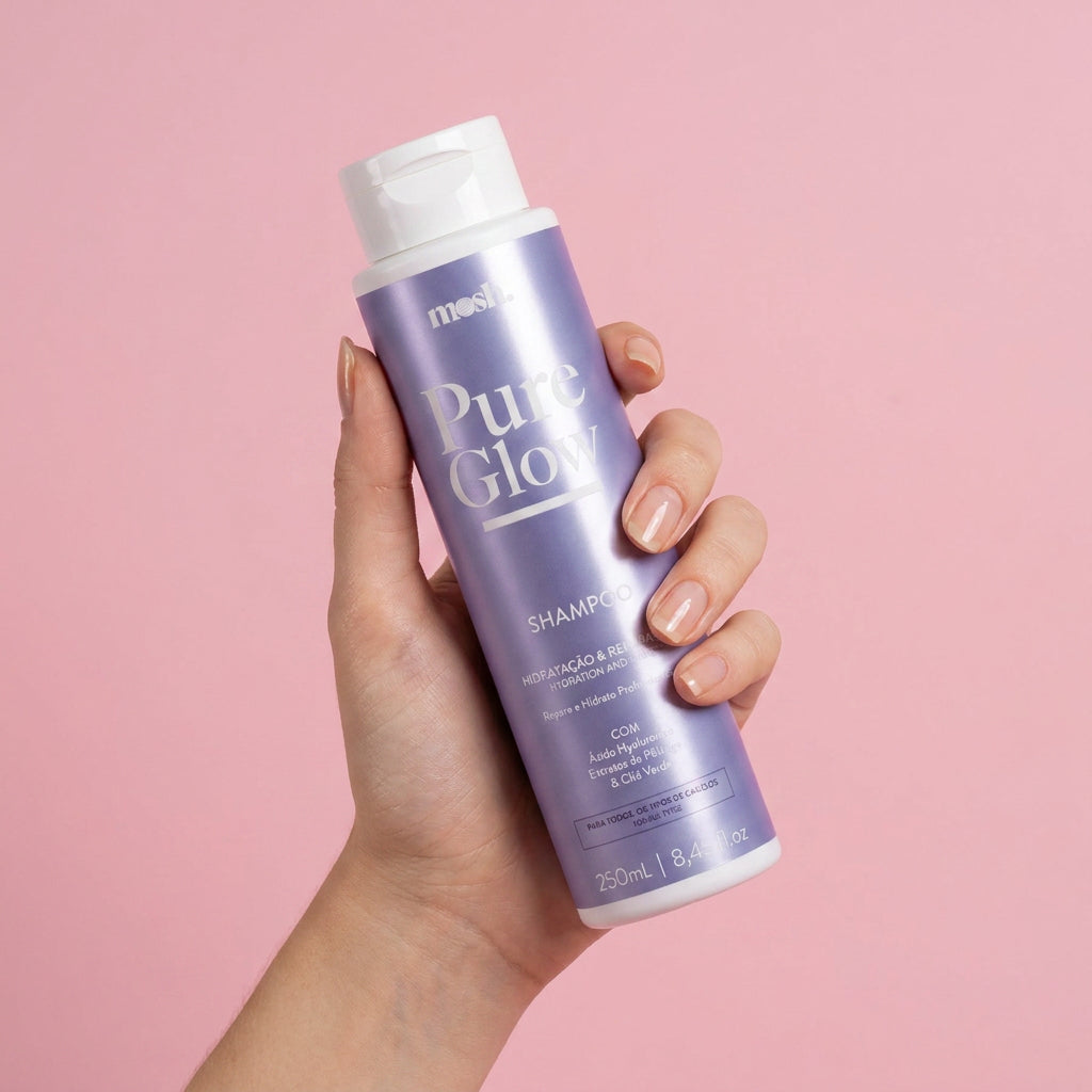 Shampoo Hidratação e Reparação Pure Glow 250ml
