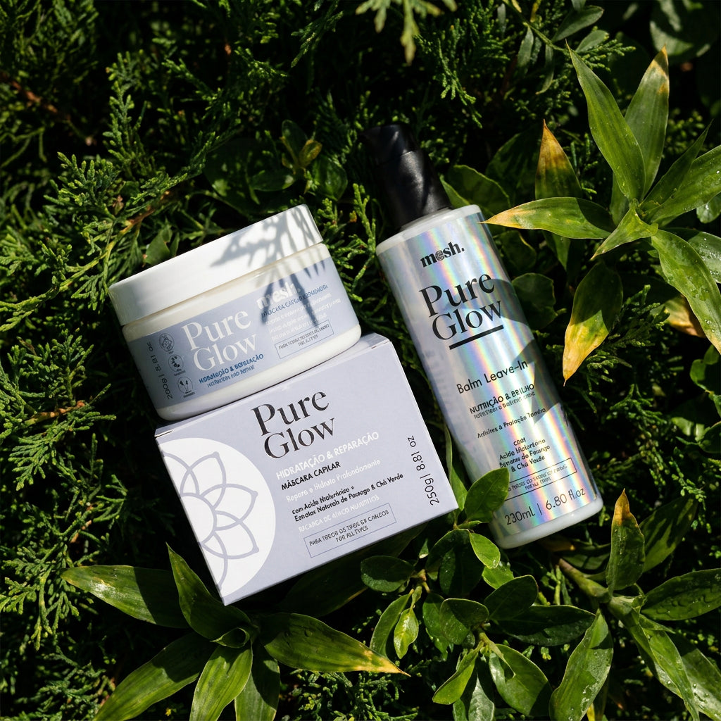 Kit Máscara + Balm Leave-in Antifrizz Pure Glow